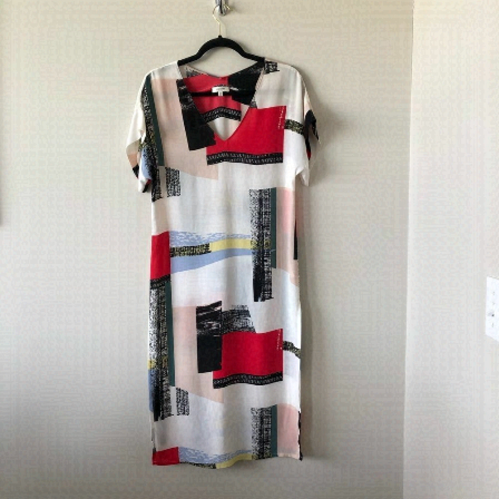 βBABATONβ Jessie Dress Abstract Print Dress